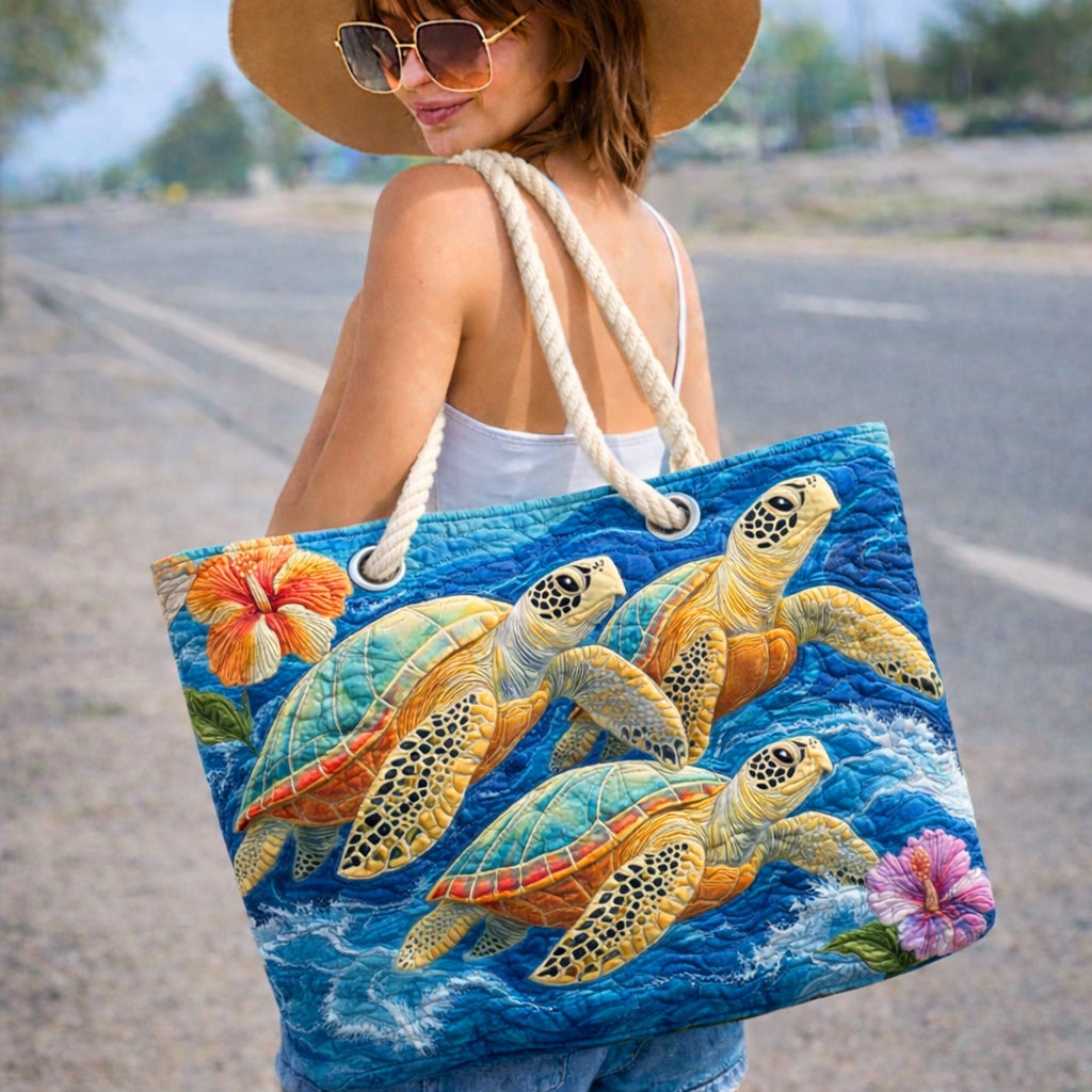Dolores | Bolso Tote Acolchado Estampado Africano Mujer Asas de Cuerda