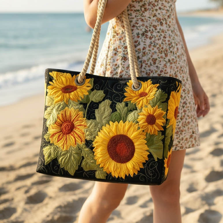 Dolores | Bolso Tote Acolchado Estampado Africano Mujer Asas de Cuerda