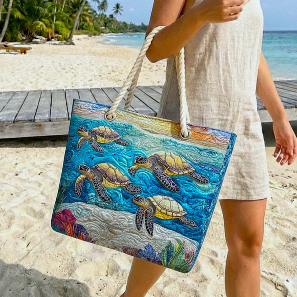 Dolores | Bolso Tote Acolchado Estampado Africano Mujer Asas de Cuerda