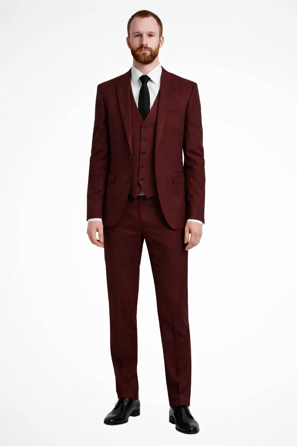 Eduardo | Traje de Tres Piezas de Lino Hombre Chaqueta Chaleco Pantalón