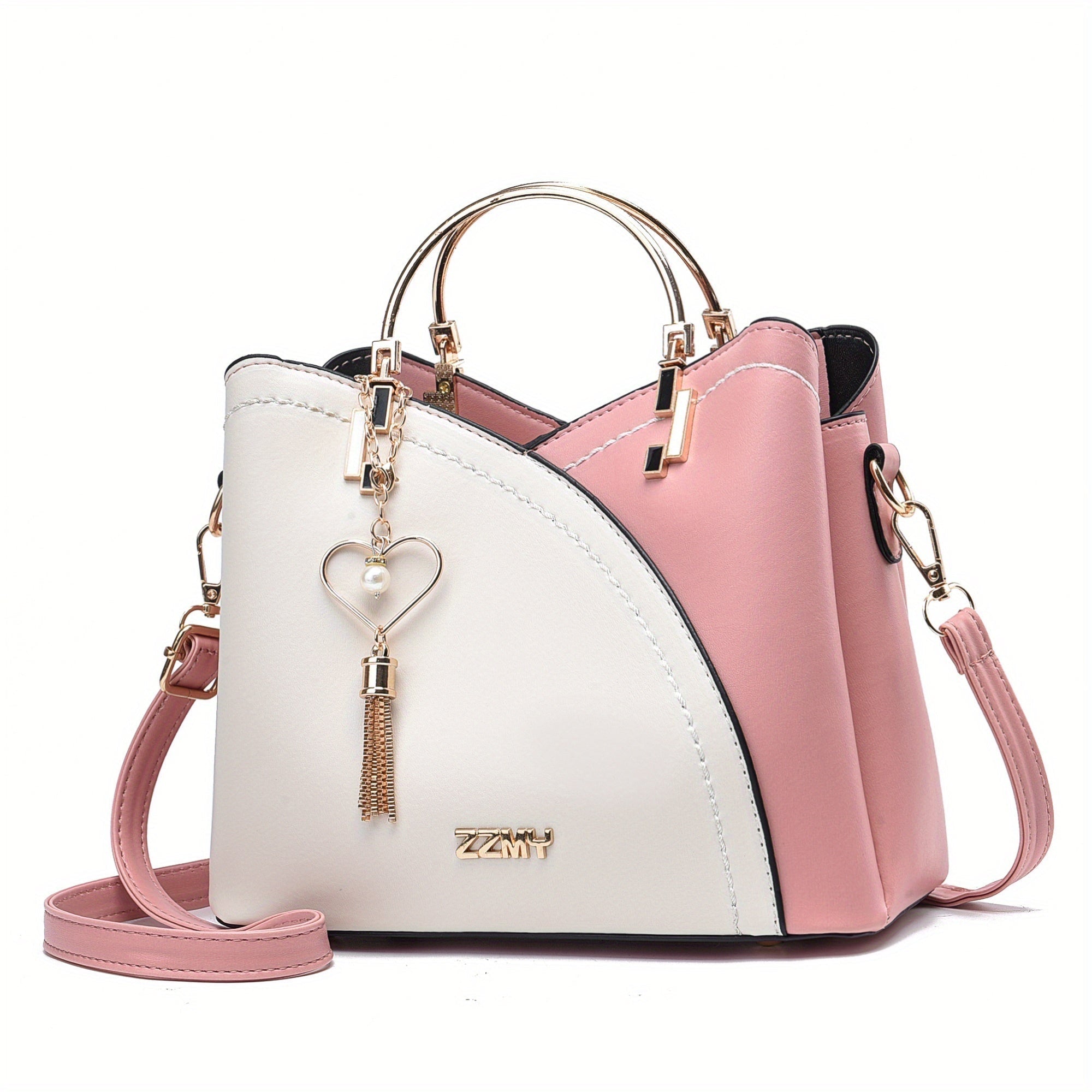 Elena | Bolso de Mano Mujer Asa Superior Dorada