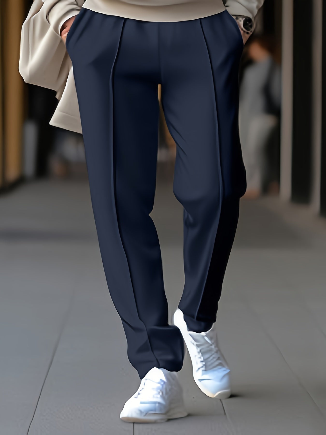 Emilio | Pantalón Chino con Pinzas Hombre Slim Fit Stretch