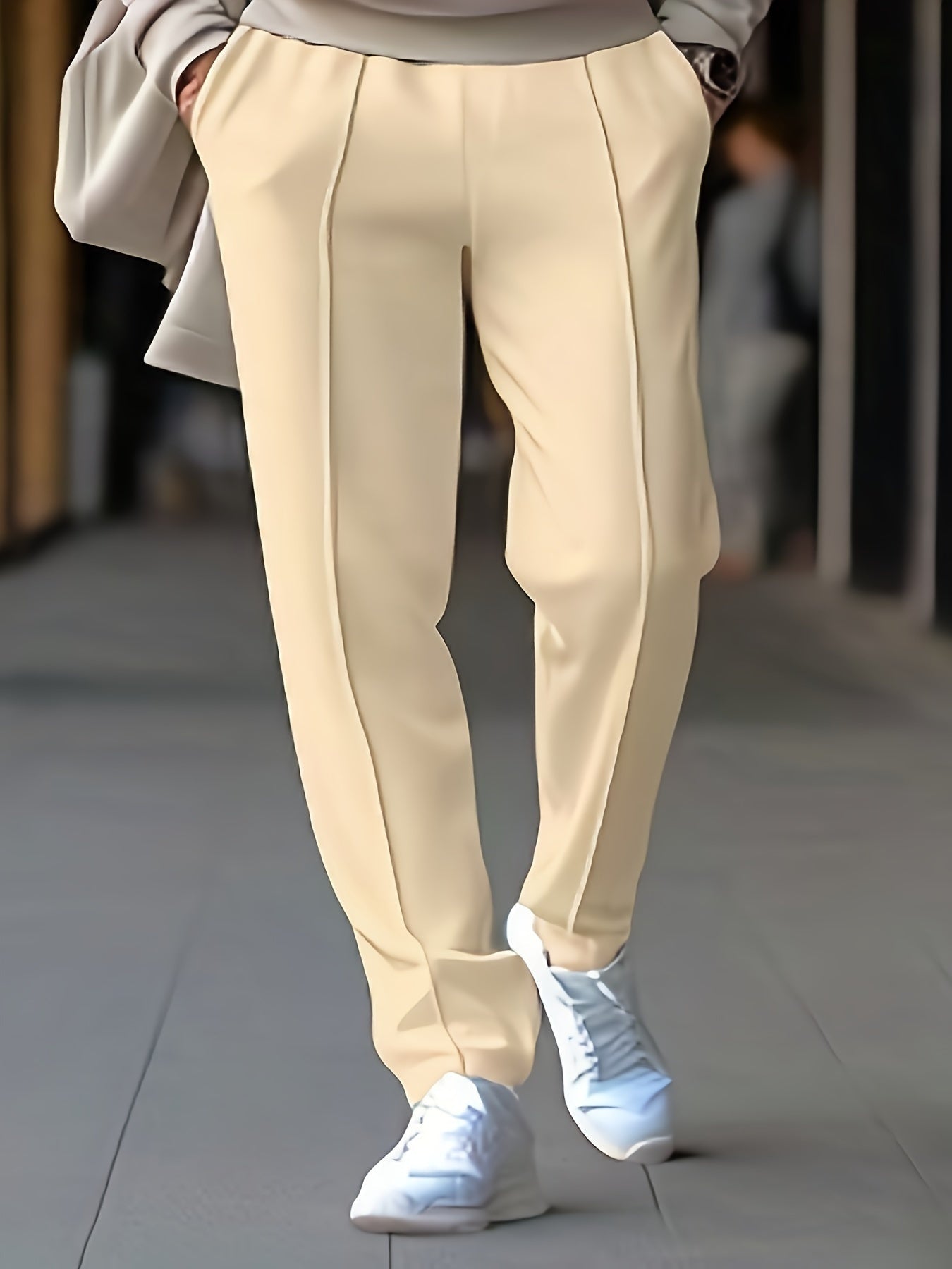 Emilio | Pantalón Chino con Pinzas Hombre Slim Fit Stretch