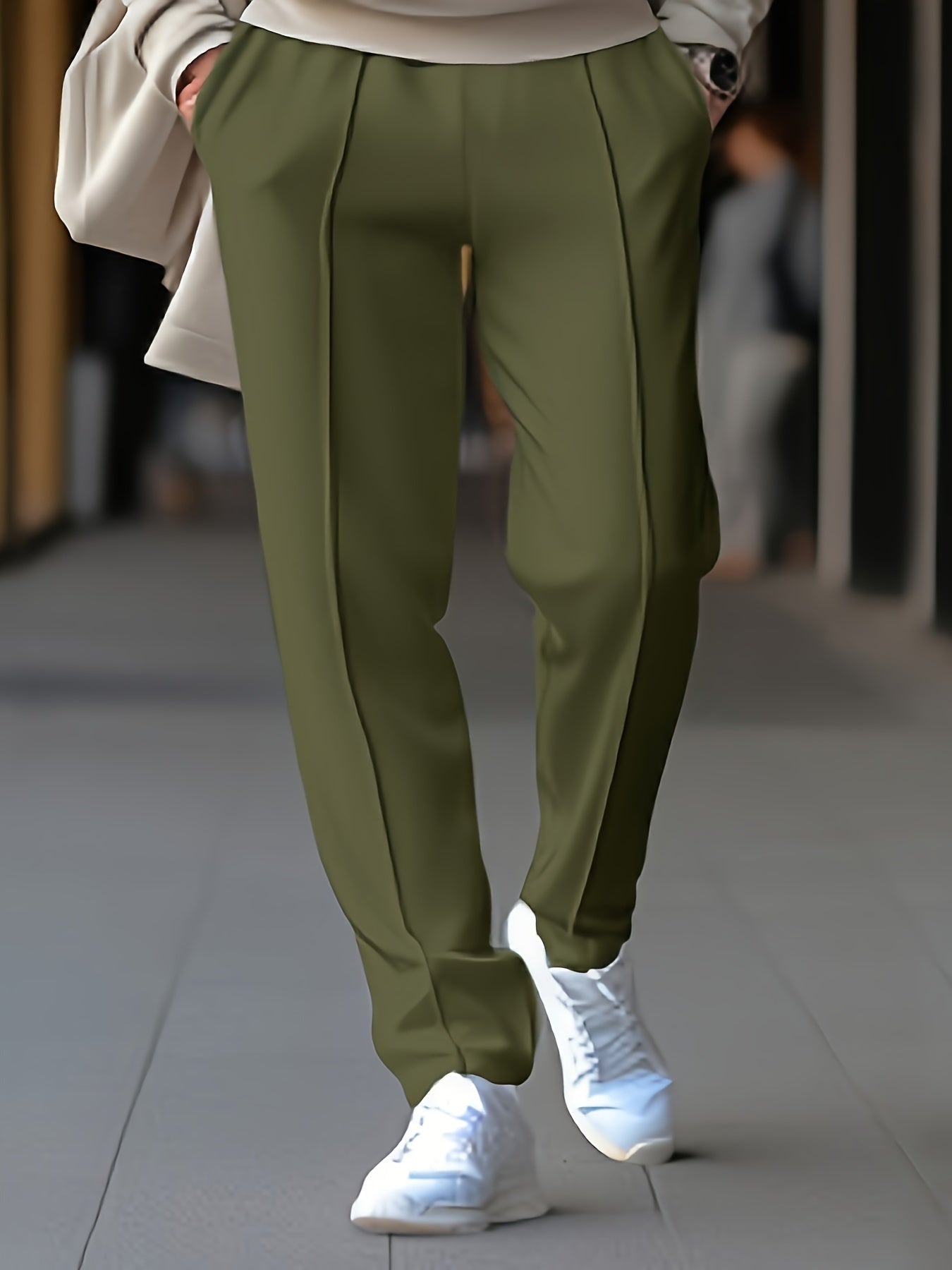 Emilio | Pantalón Chino con Pinzas Hombre Slim Fit Stretch