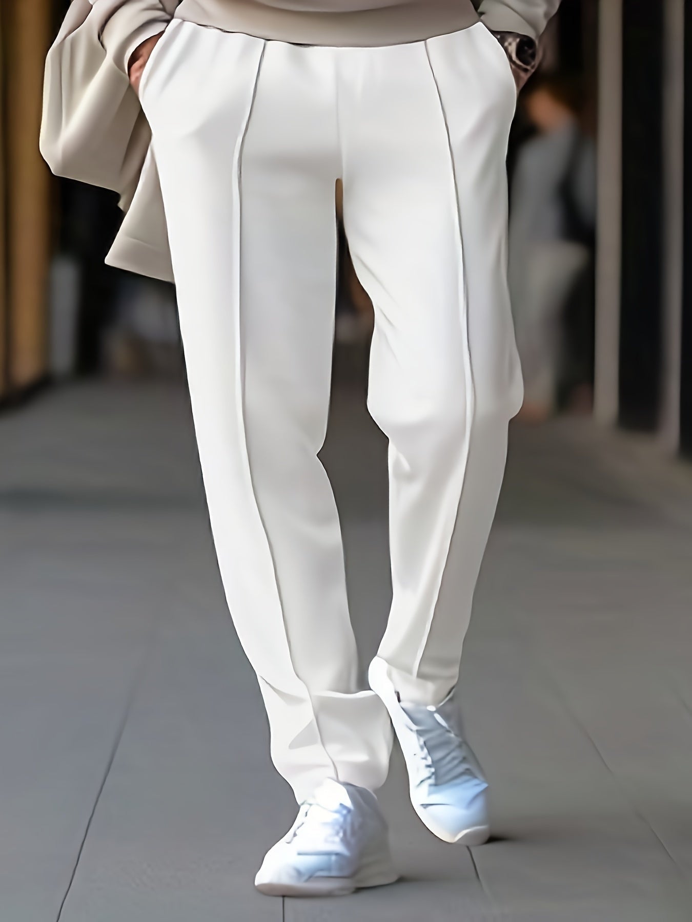 Emilio | Pantalón Chino con Pinzas Hombre Slim Fit Stretch