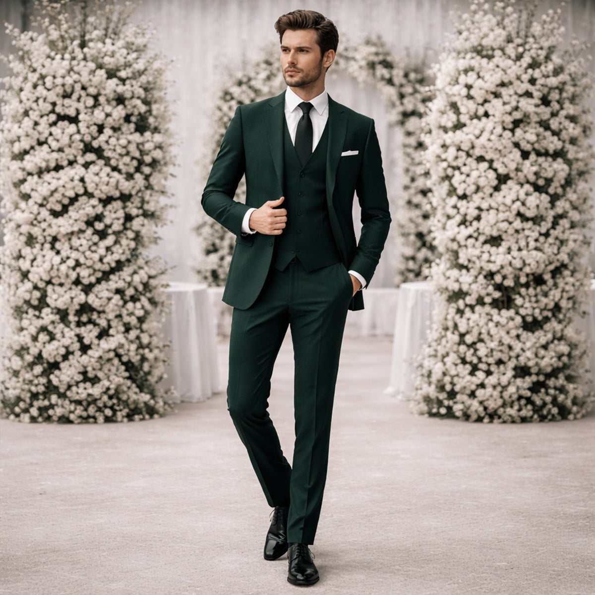 Emilio | Traje de Novio de 3 Piezas Slim Fit Hombre Chaleco