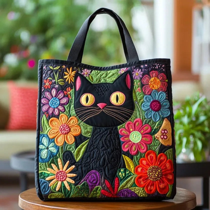Encarnación | Bolso Tote Acolchado Hecho a Mano Mujer Piano