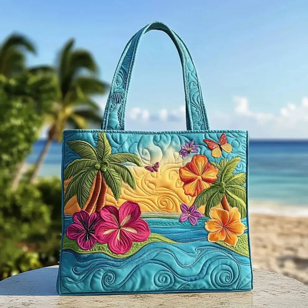 Encarnación | Bolso Tote Acolchado Hecho a Mano Mujer Piano