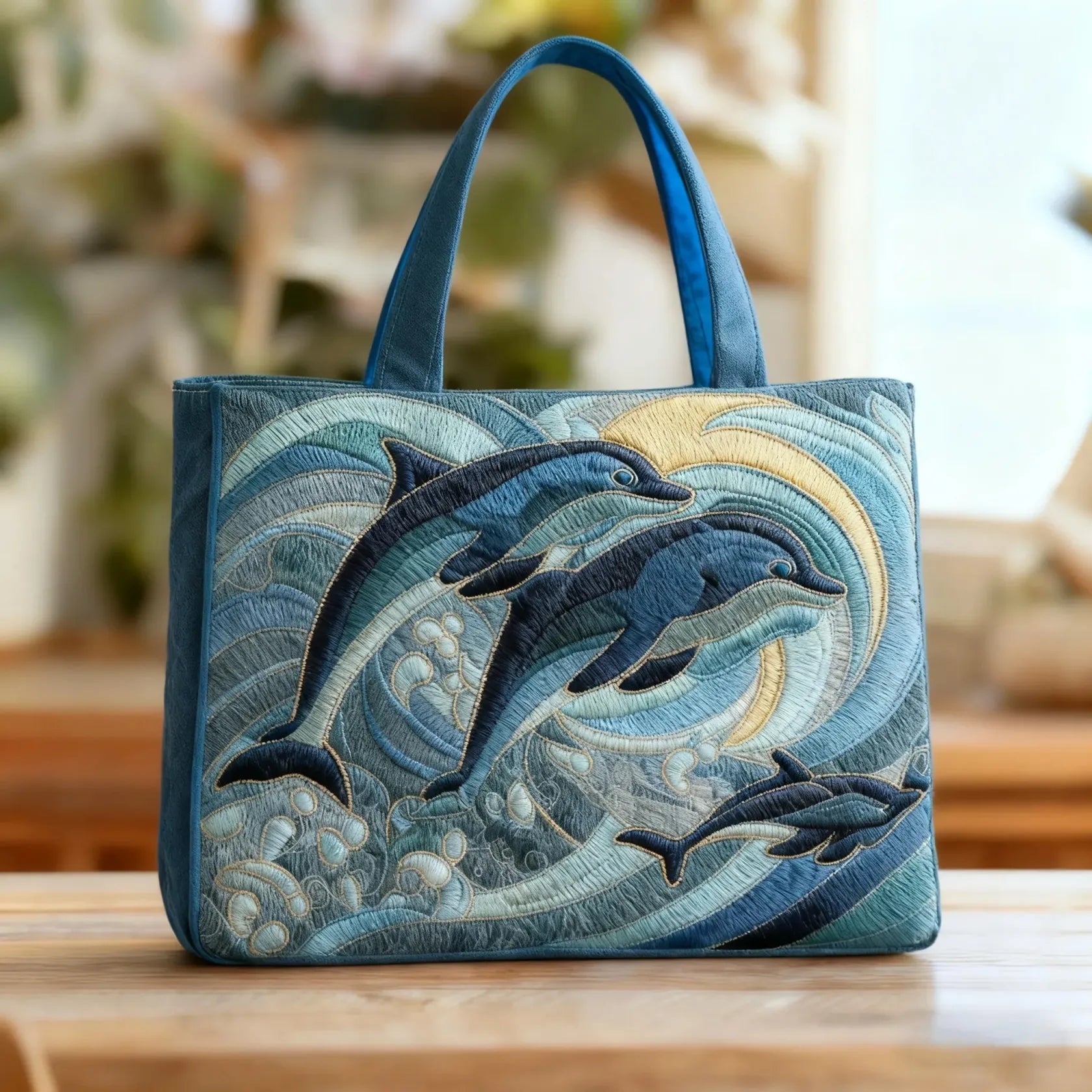 Encarnación | Bolso Tote Acolchado Hecho a Mano Mujer Piano