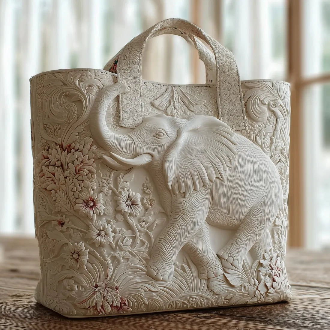 Encarnación | Bolso Tote Acolchado Hecho a Mano Mujer Piano