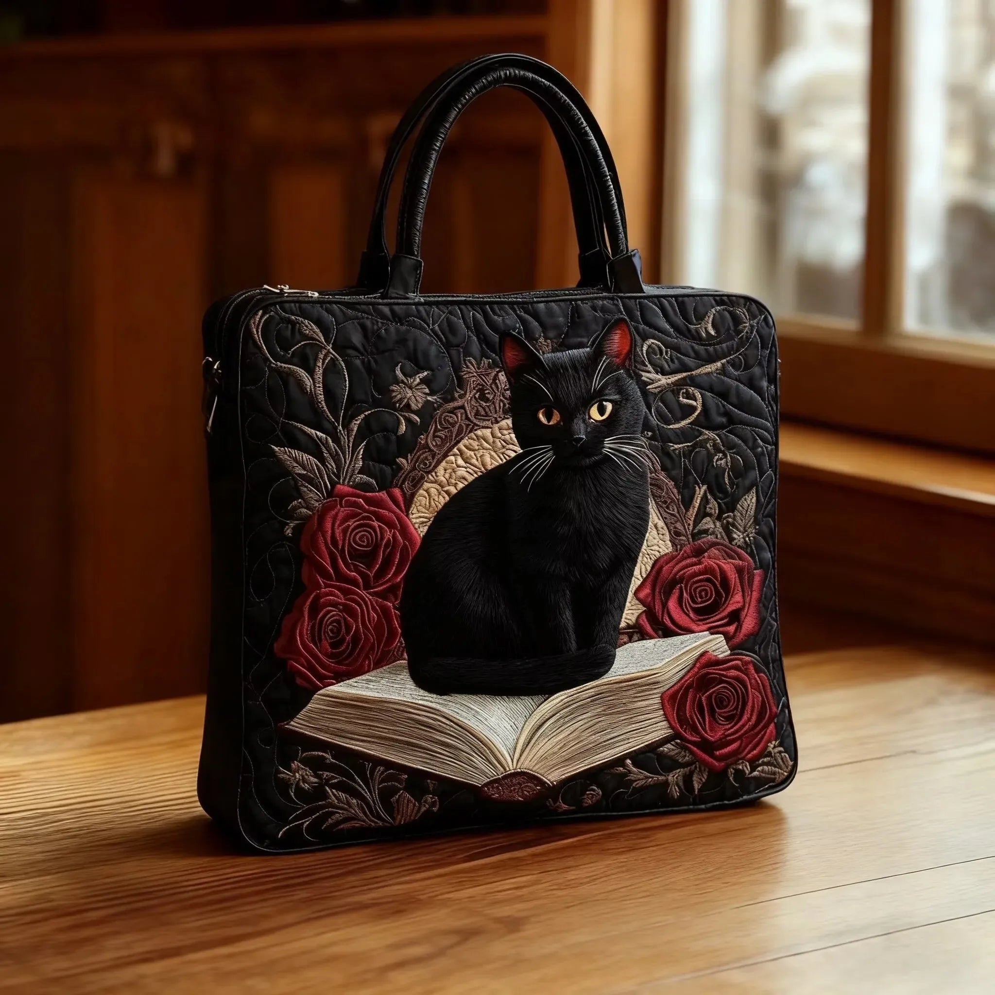 Encarnación | Bolso Tote Acolchado Hecho a Mano Mujer Piano