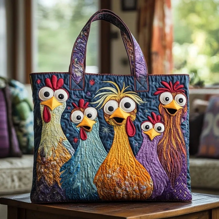 Encarnación | Bolso Tote Acolchado Hecho a Mano Mujer Piano