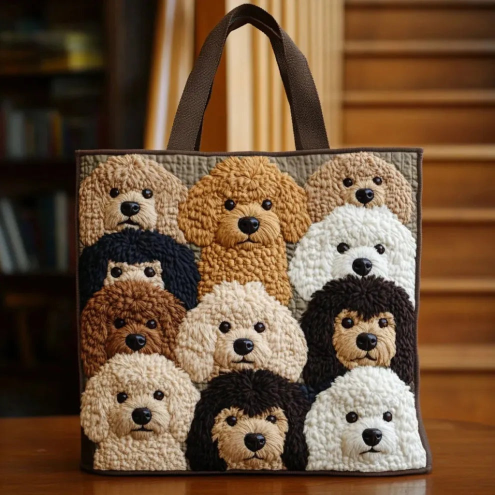 Encarnación | Bolso Tote Acolchado Hecho a Mano Mujer Piano