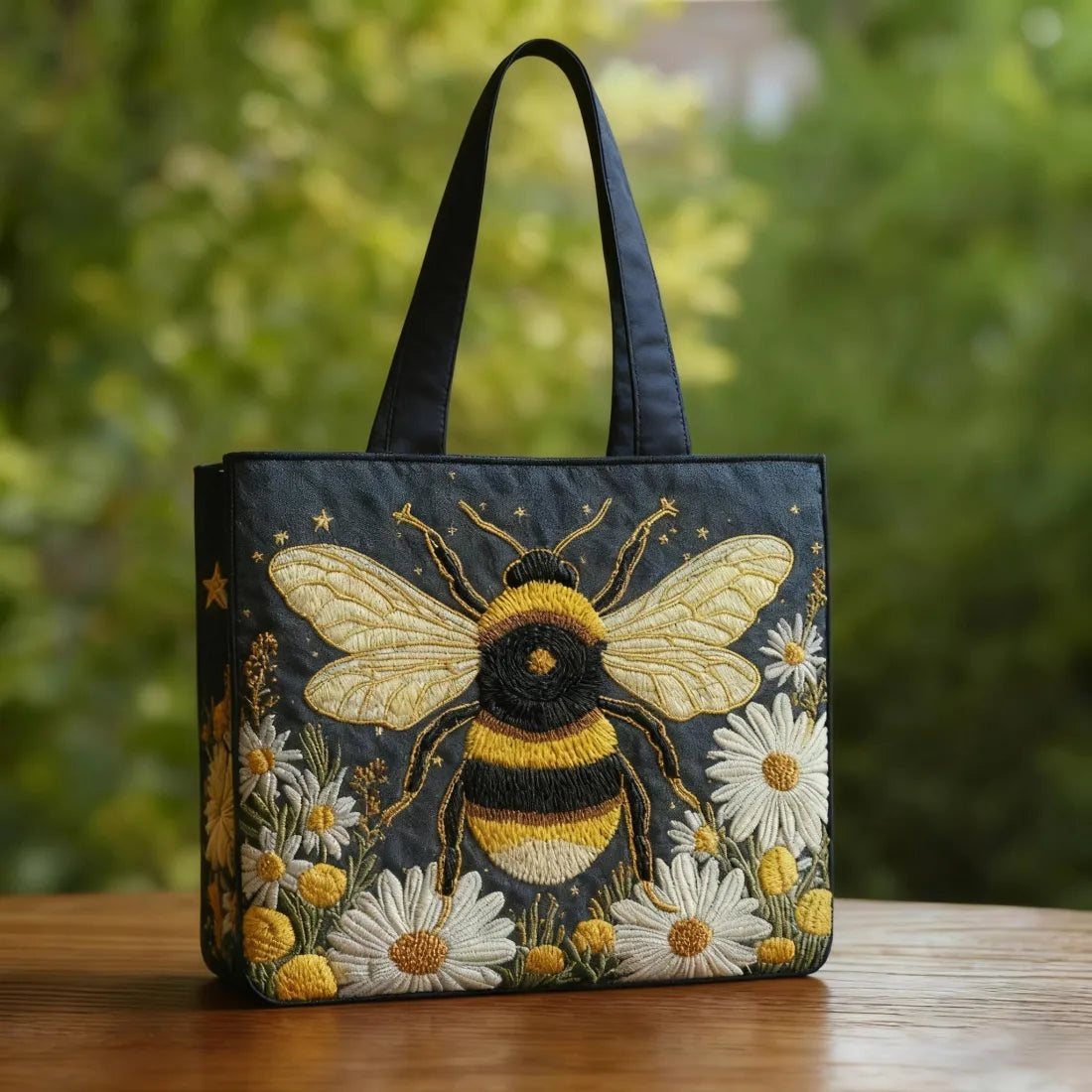 Encarnación | Bolso Tote Acolchado Hecho a Mano Mujer Piano