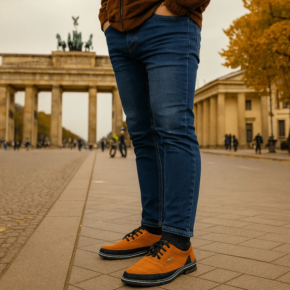 Enrique | Blucher de Ante Casual Hombre Cordones