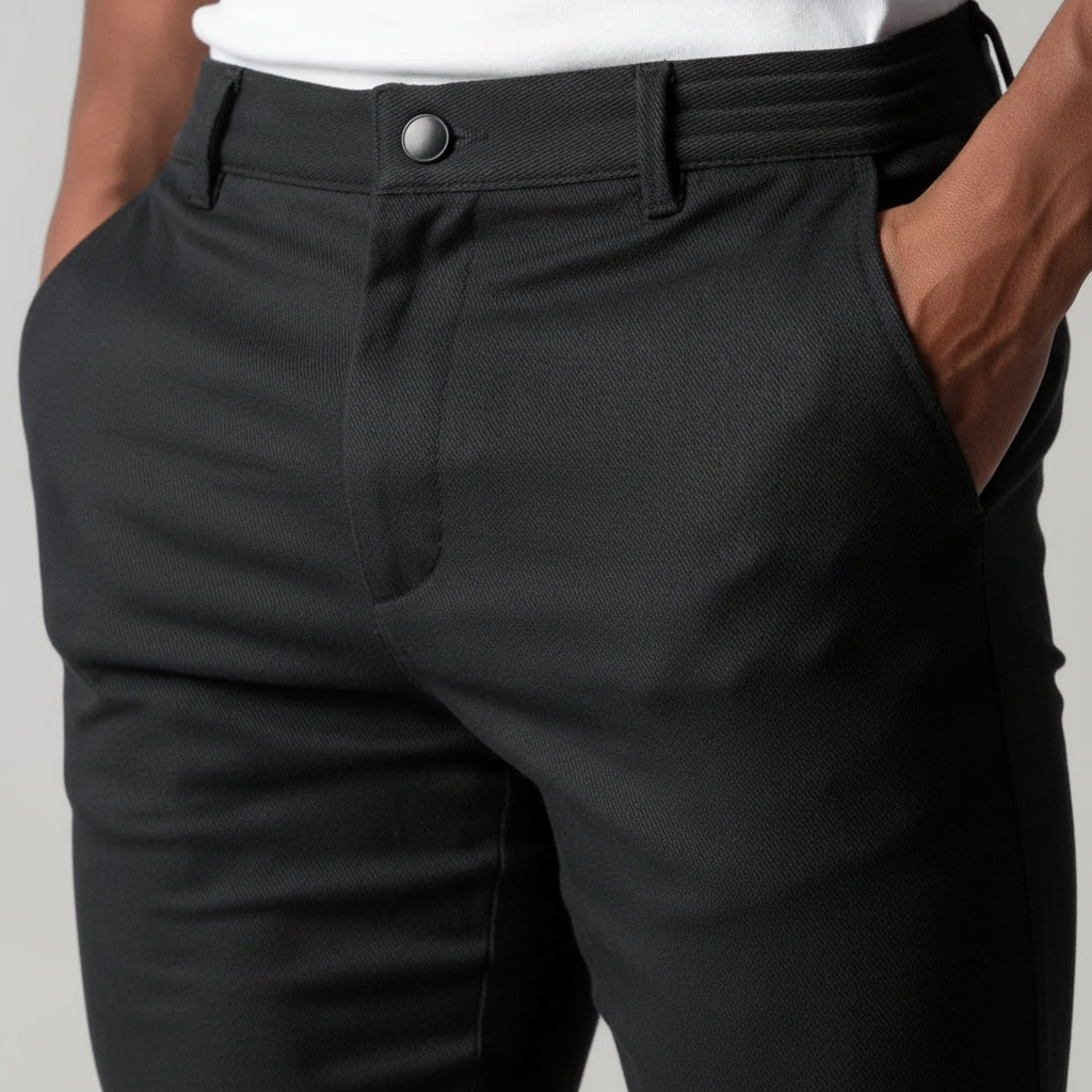 Enrique | Pantalón Chino Cropped Hombre Corte Slim