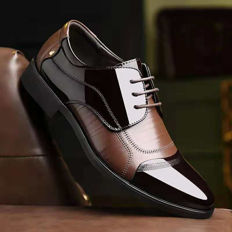 Ernesto | Zapatos Oxford de Charol Hombre Puntera Bicolor