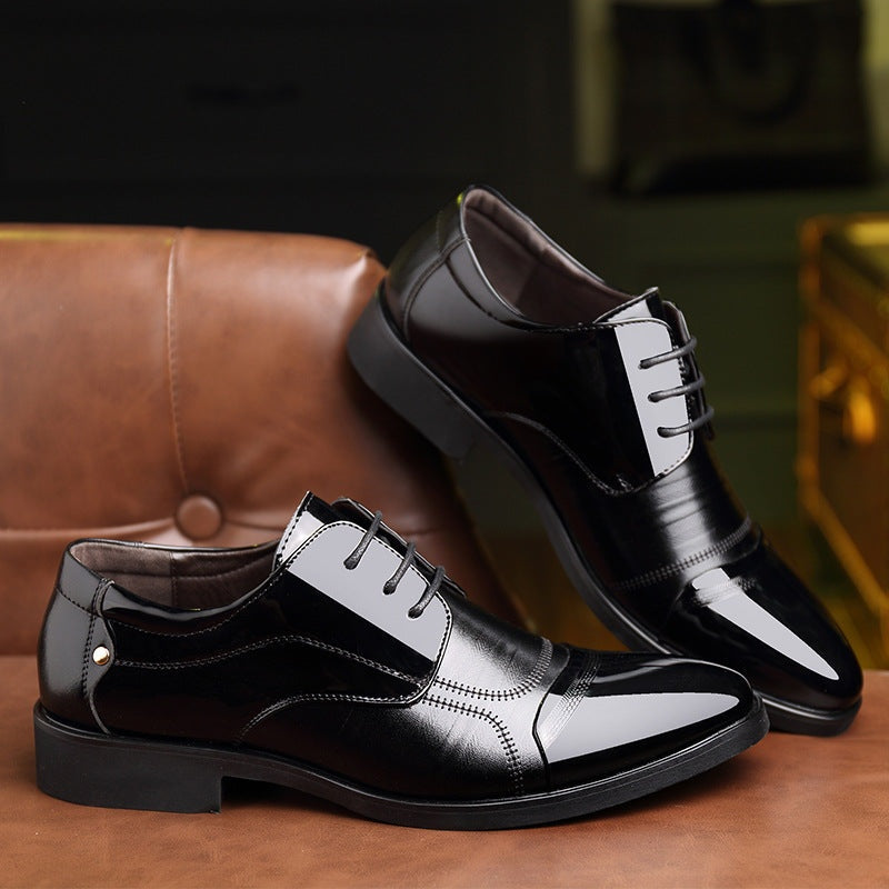 Ernesto | Zapatos Oxford de Charol Hombre Puntera Bicolor