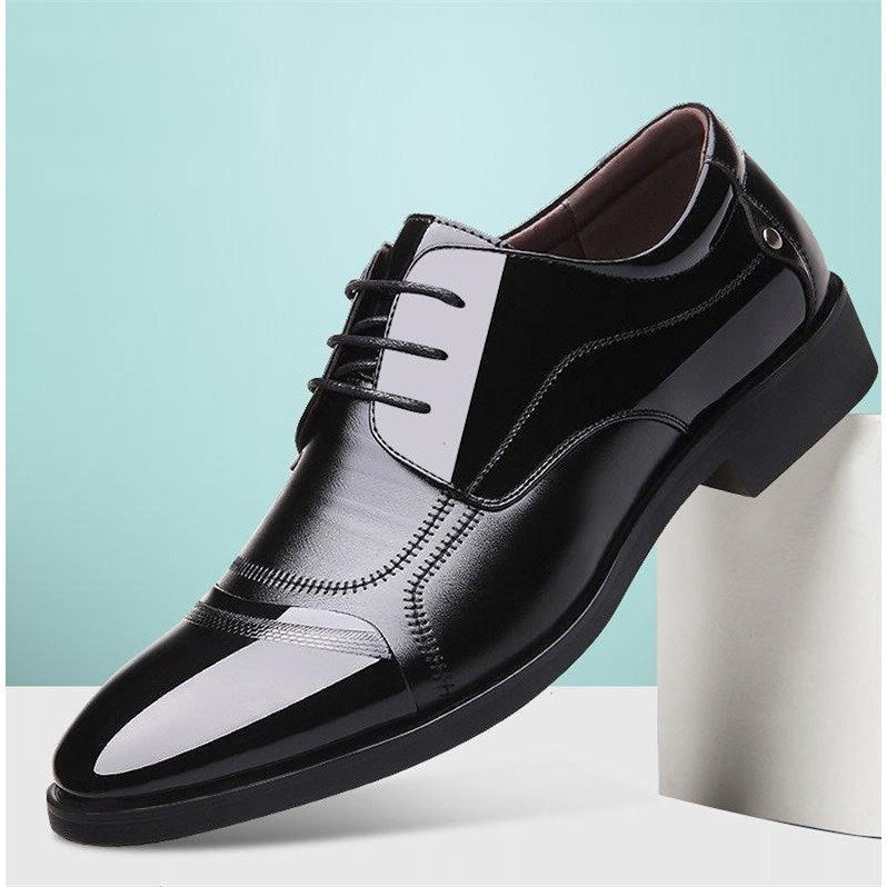 Ernesto | Zapatos Oxford de Charol Hombre Puntera Bicolor