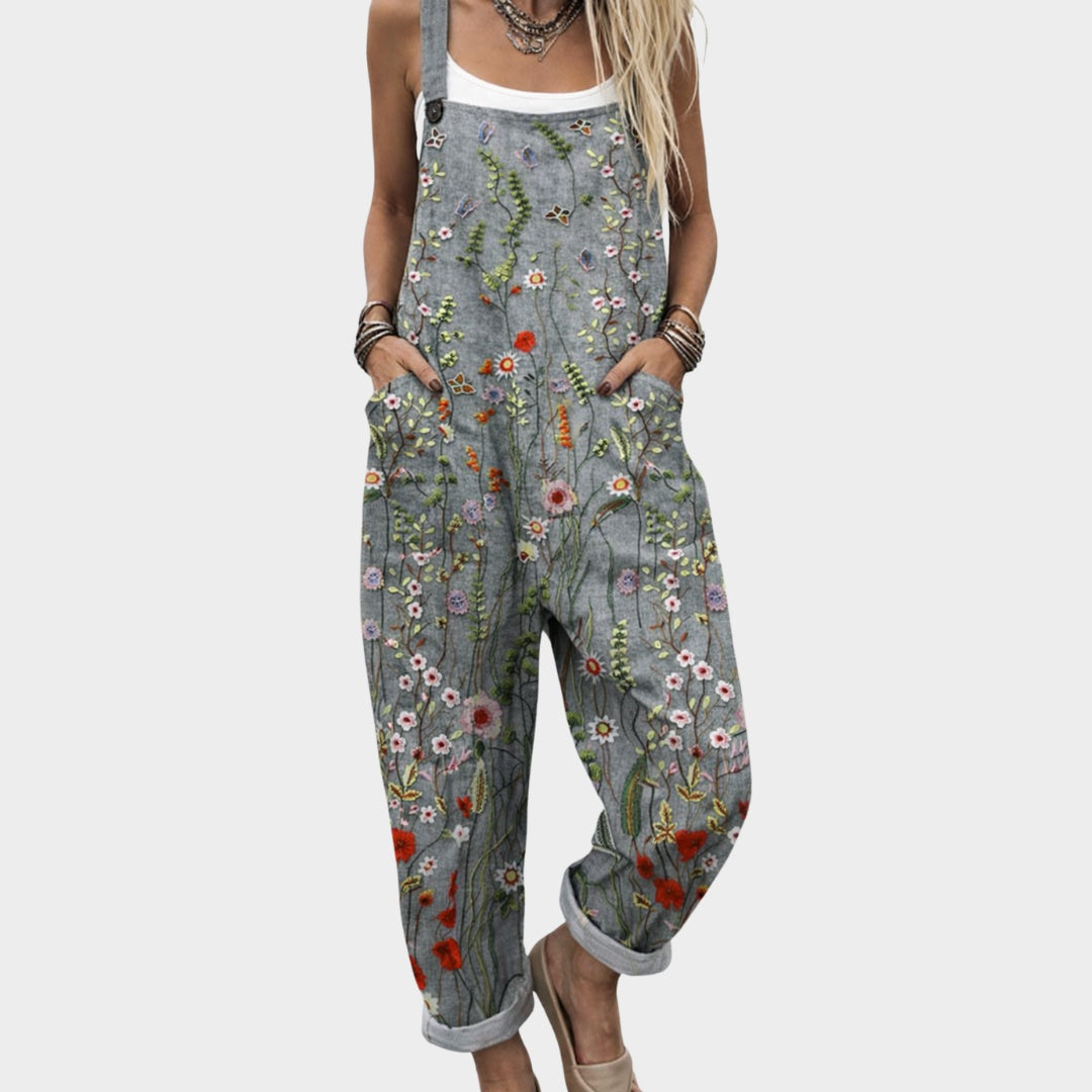 Esperanza | Peto Largo Estampado Floral Mujer Tirantes