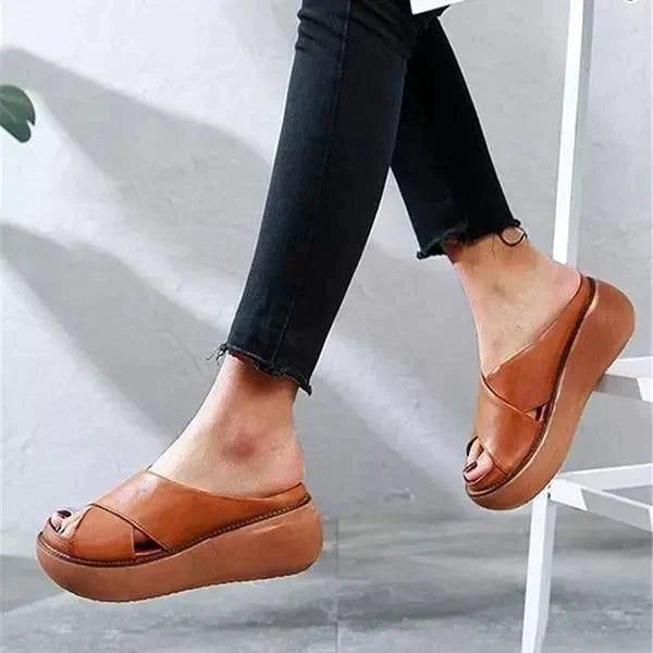 Esperanza | Sandalias Planas Cruzadas Mujer Tiras