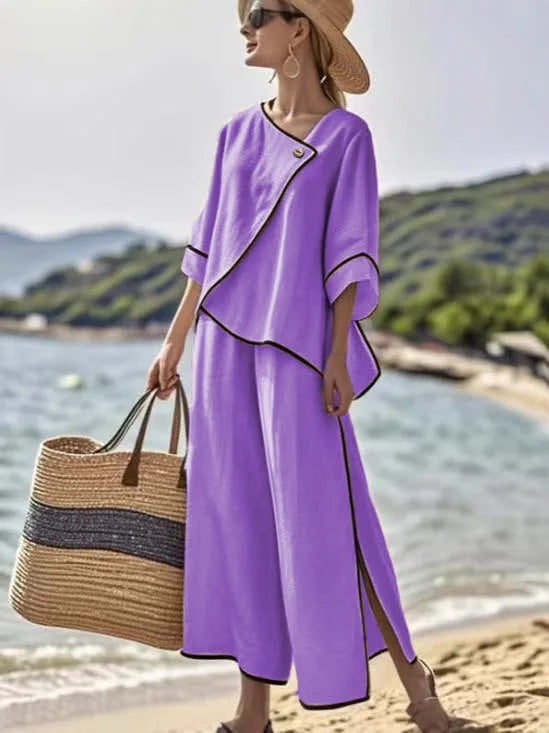 Esther | Conjunto Elegante Mujer Fluido Verano