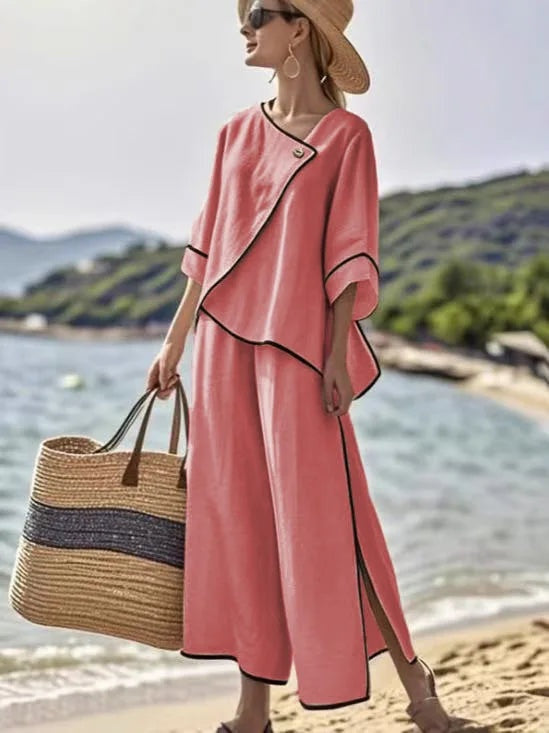 Esther | Conjunto Elegante Mujer Fluido Verano