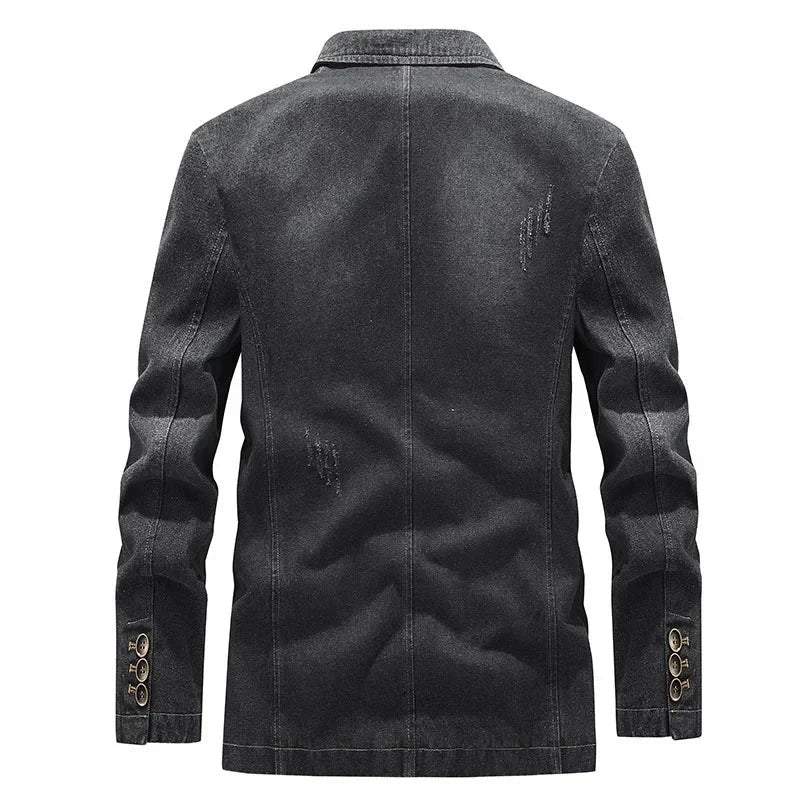 Felipe | Cazadora Vaquera de Denim Hombre Corte Blazer