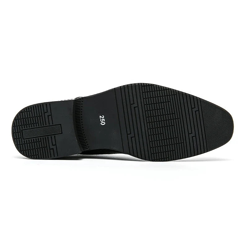 Felipe | Zapatos Oxford de Cuero Hombre Texturizados Cordones