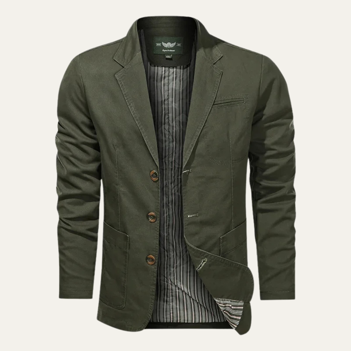 Fernando | Blazer de Algodón Casual Hombre Botonadura Bolsillos