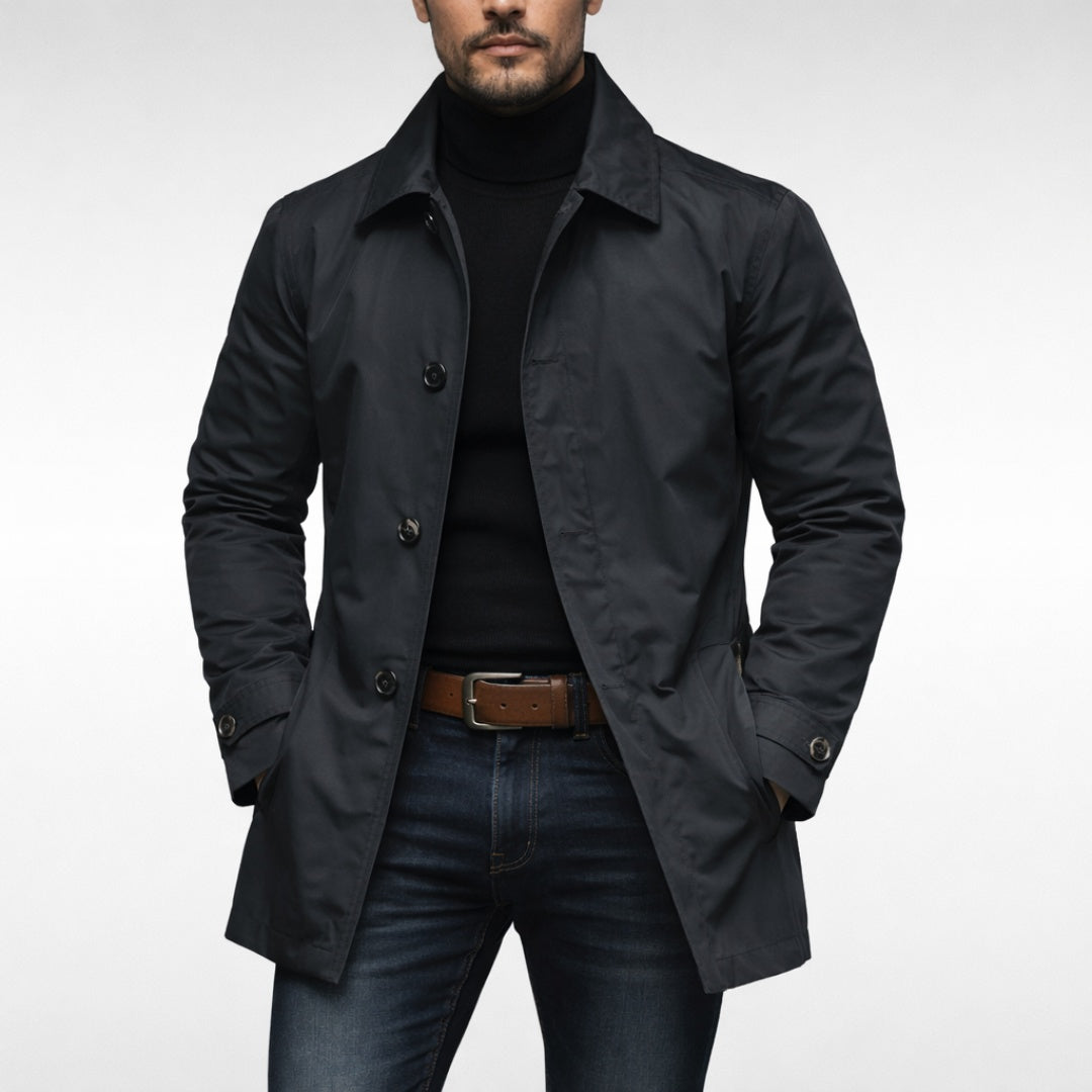 Fernando | Gabardina Impermeable Hombre Corte Clásico
