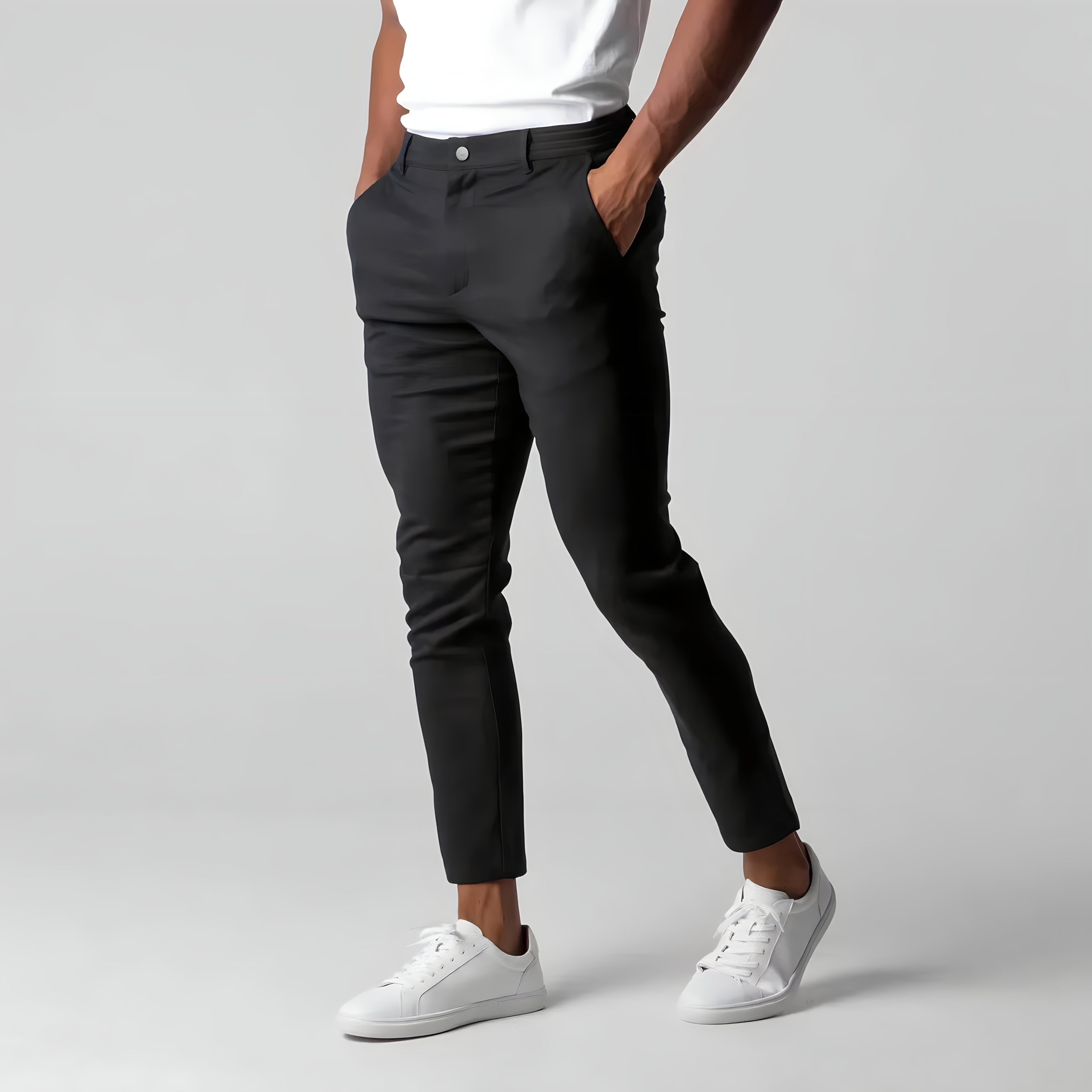 Fernando | Pantalón Chino Slim Fit Hombre Elástico Tobillero