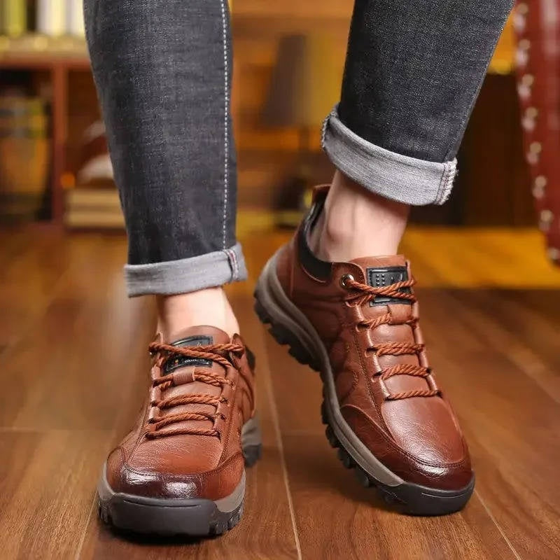 Fernando | Zapatos de Cuero Blucher Hombre Suela Trekking
