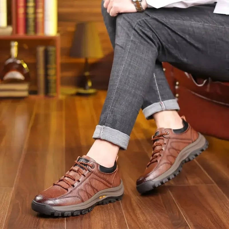 Fernando | Zapatos de Cuero Blucher Hombre Suela Trekking