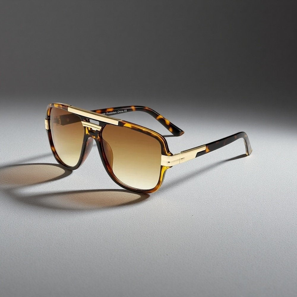 Gafas de Sol Aviador Hombre Marco Cuadrado