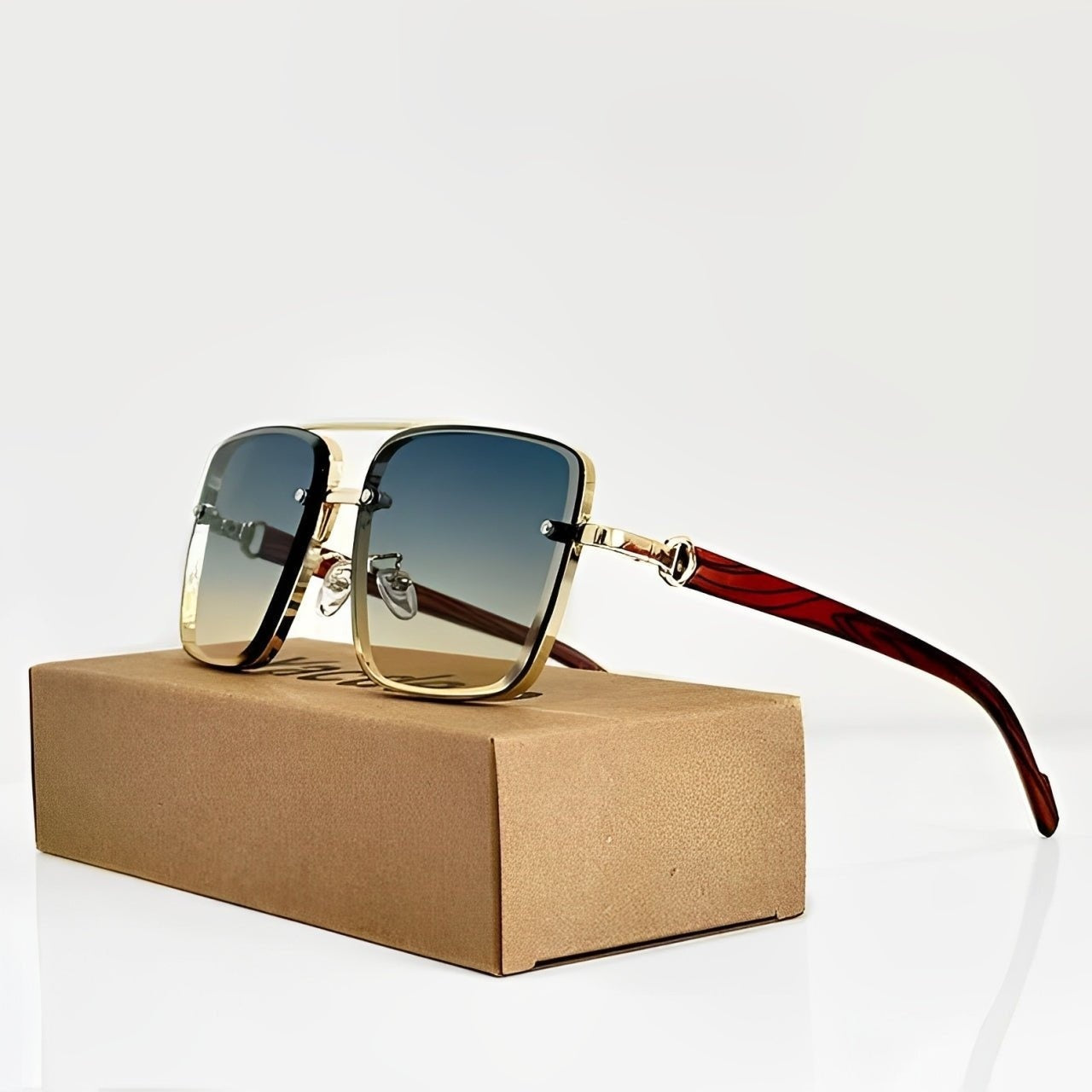 Gafas de Sol Aviador Hombre Marco Dorado