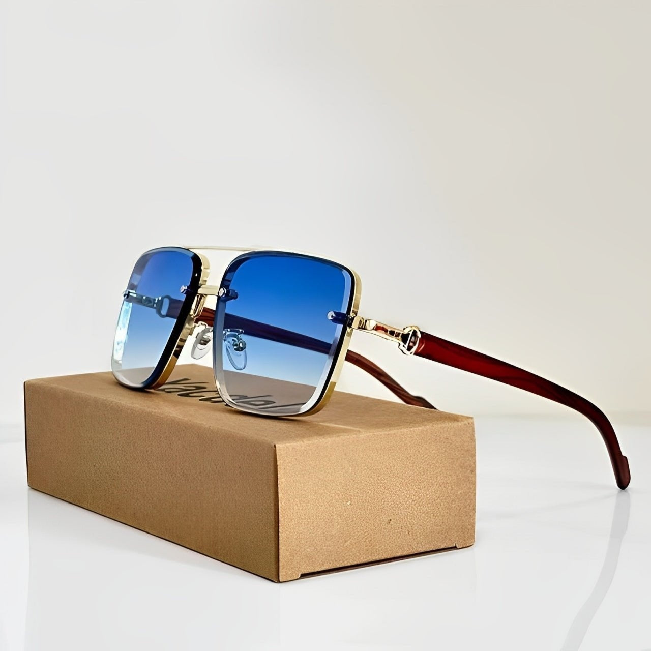 Gafas de Sol Aviador Hombre Marco Dorado