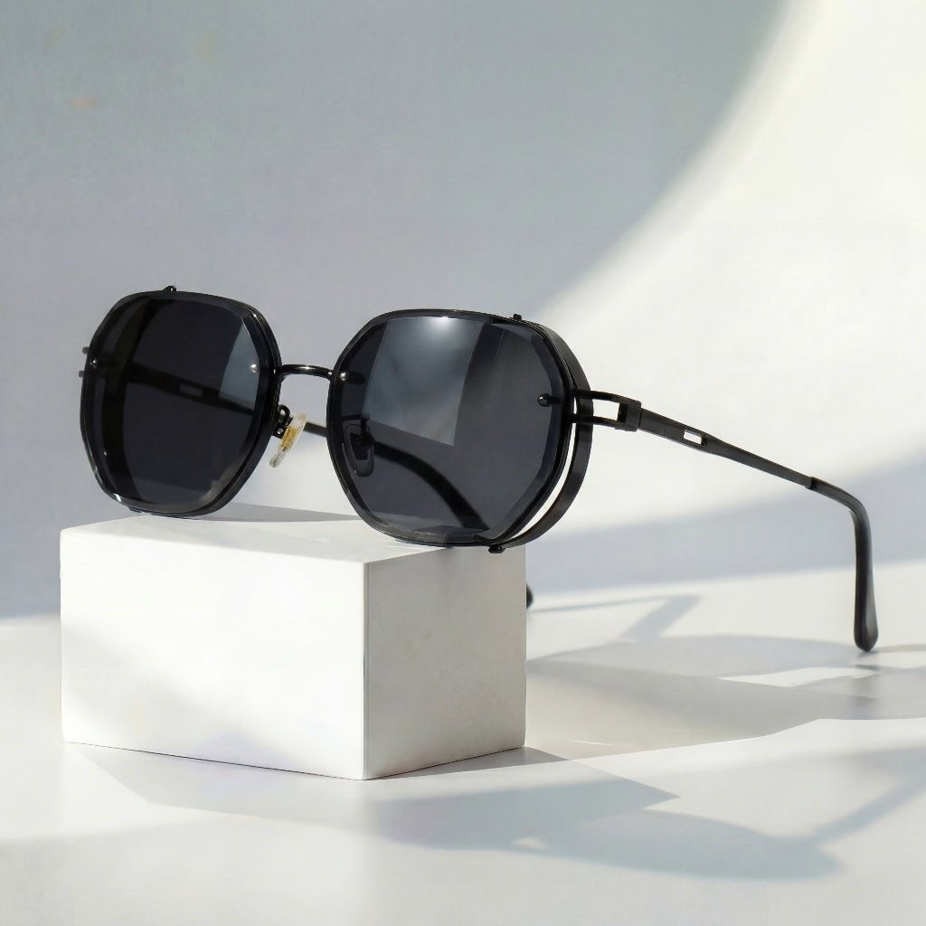 Gafas de Sol Aviador Marco Dorado Mujer Lentes Degradados