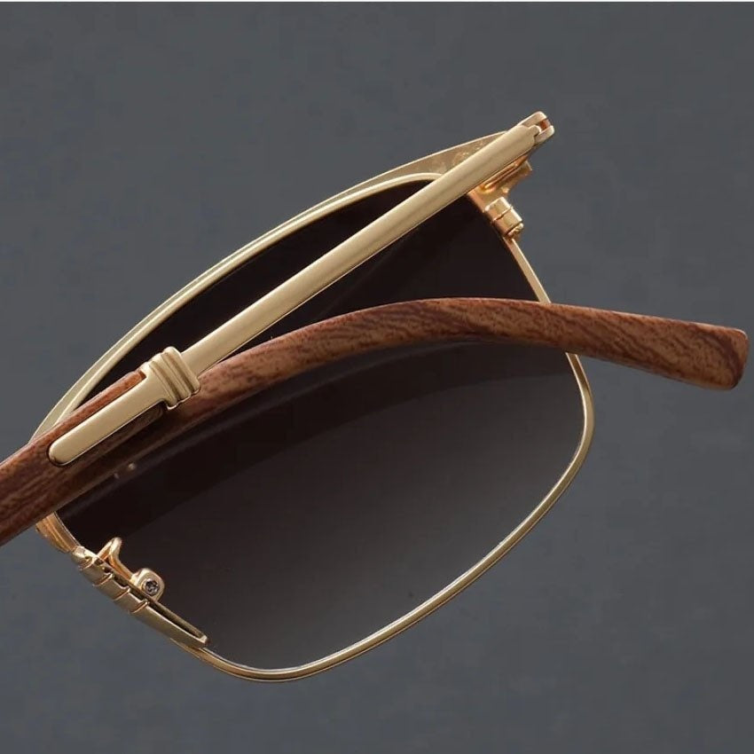 Gafas de Sol Browline Retro Hombre Protección UV