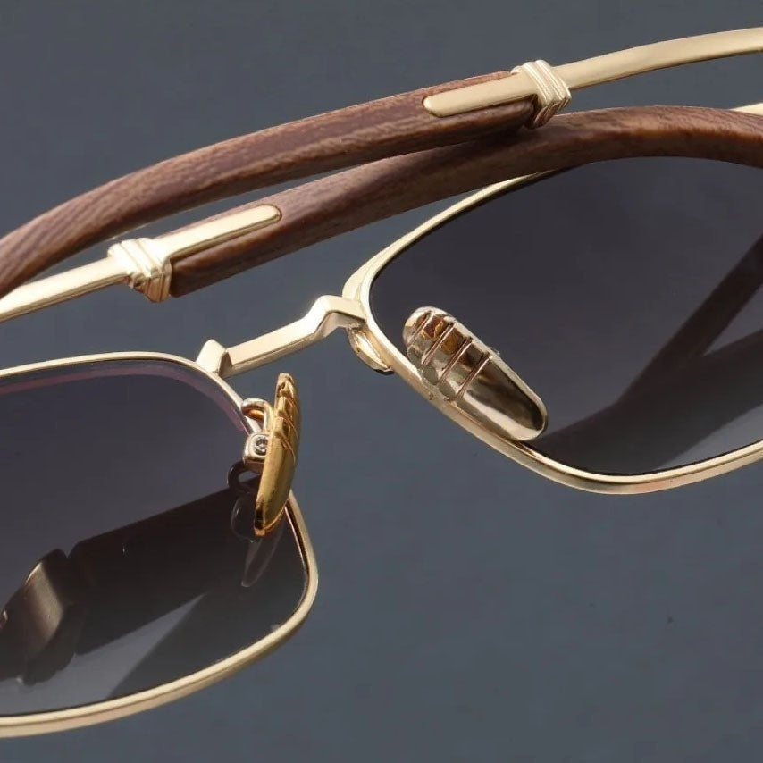 Gafas de Sol Browline Retro Hombre Protección UV