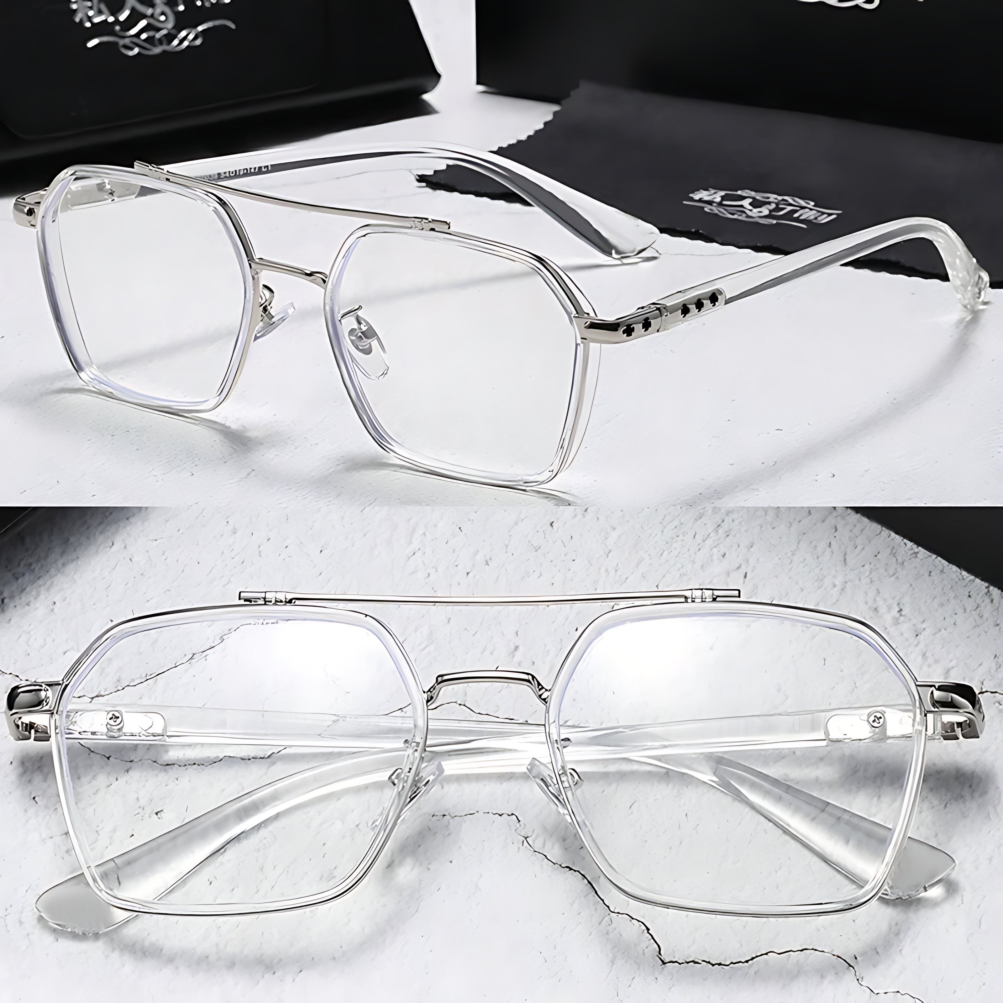 Gafas de Sol Cuadradas con Filtro de Luz Azul Mujer