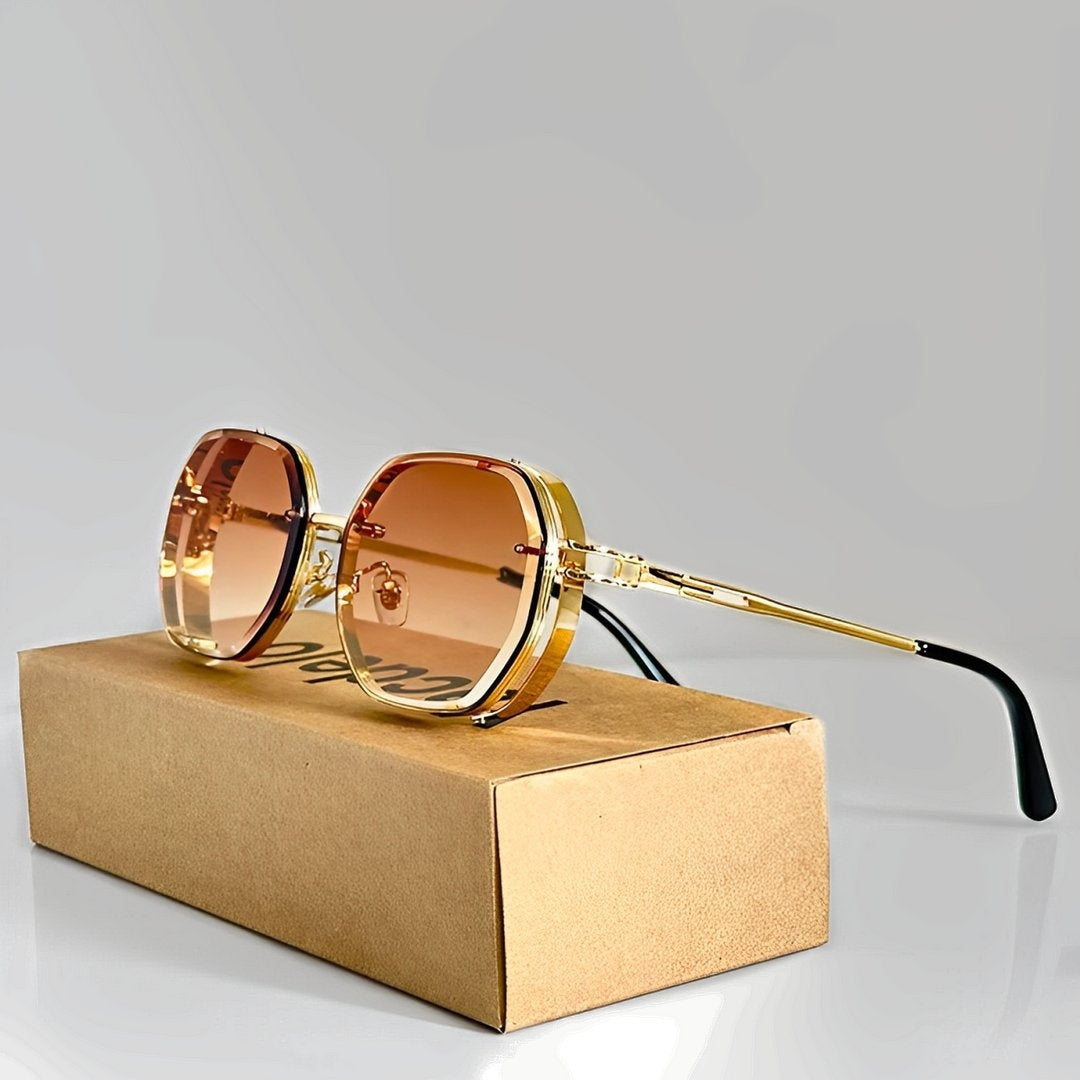Gafas de Sol Estilo Aviador Mujer Lentes Degradadas