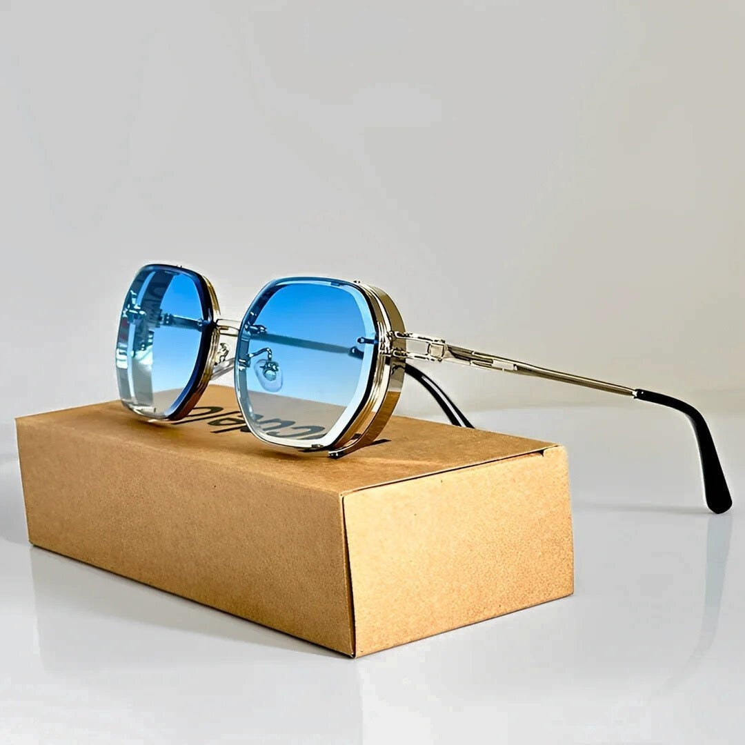 Gafas de Sol Estilo Aviador Mujer Lentes Degradadas