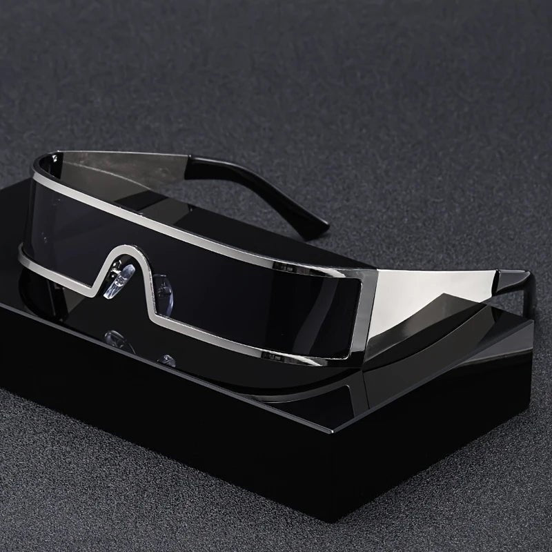 Gafas de Sol Futuristas con Visera Estilo Cyberpunk Unisex