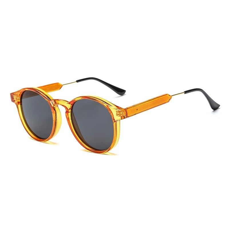 Gafas de Sol Redondas Vintage Mujer Montura Translúcida