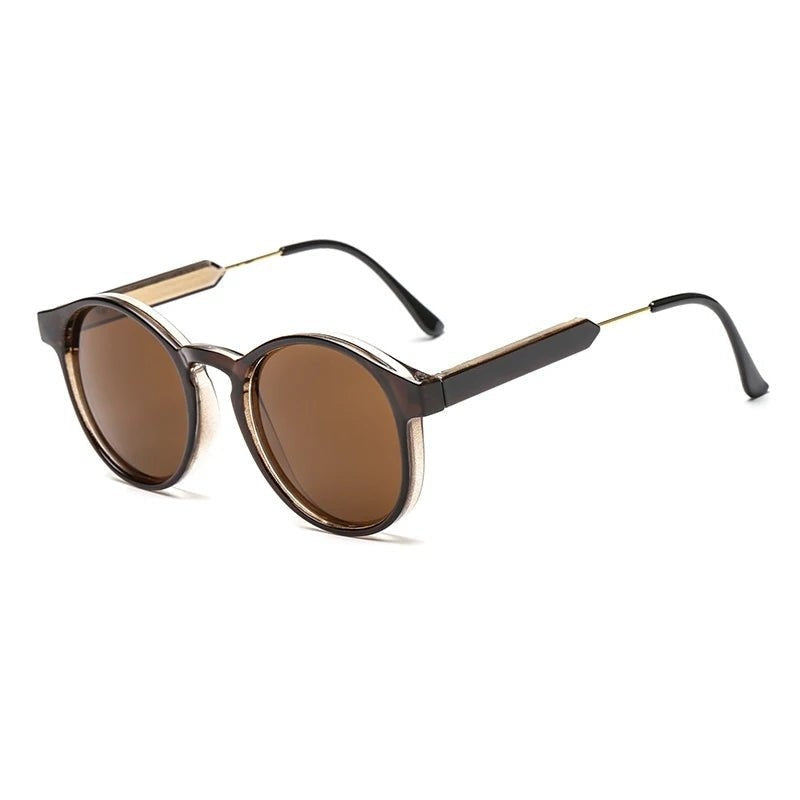 Gafas de Sol Redondas Vintage Mujer Montura Translúcida