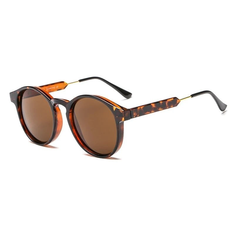 Gafas de Sol Redondas Vintage Mujer Montura Translúcida