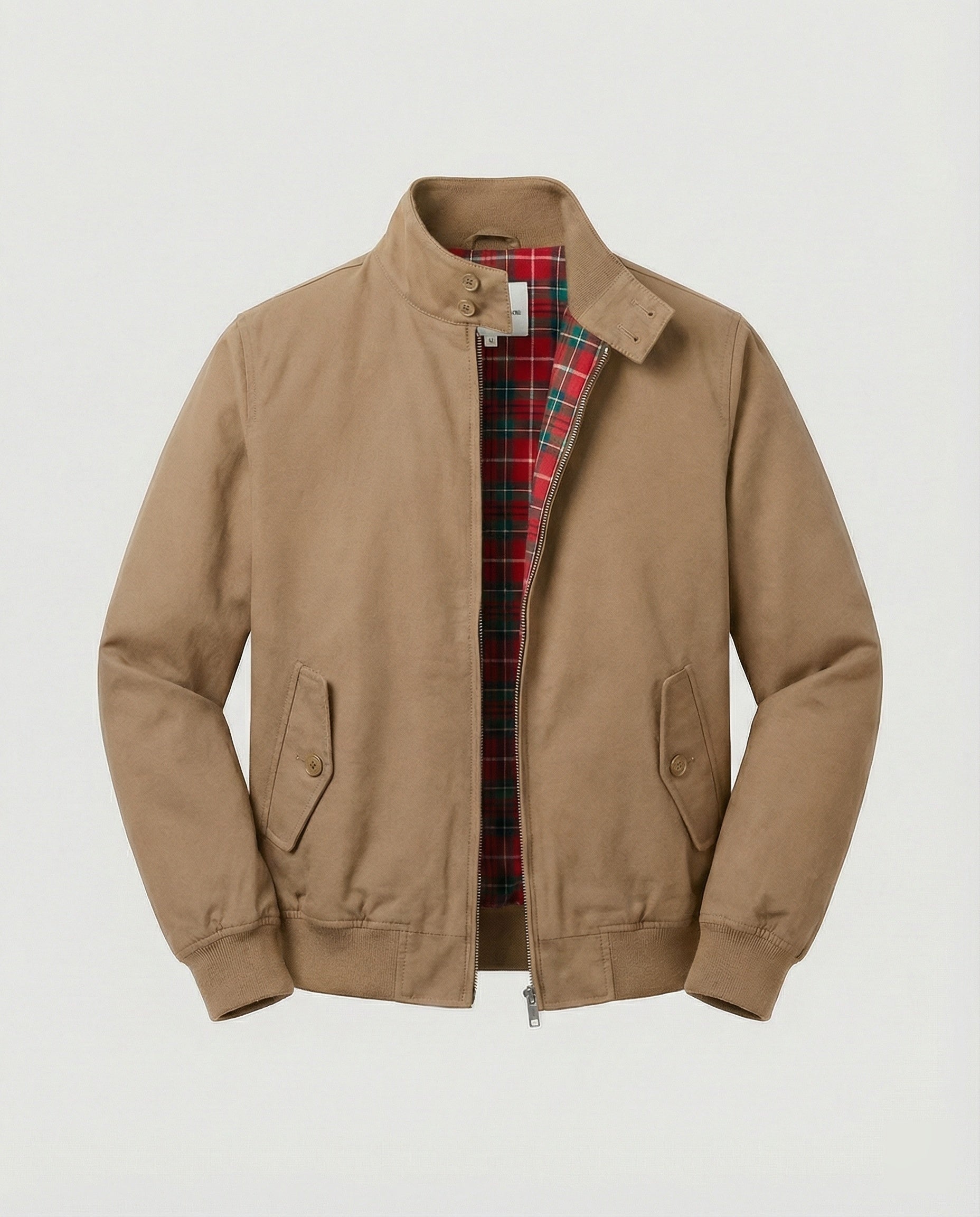 Gonzalo | Chaqueta Harrington Hombre Forro Tartán