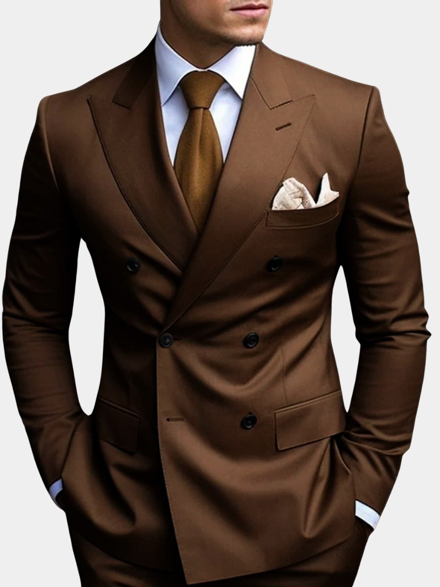 Gonzalo | Traje de Novio Doble Botonadura Hombre Corte Slim