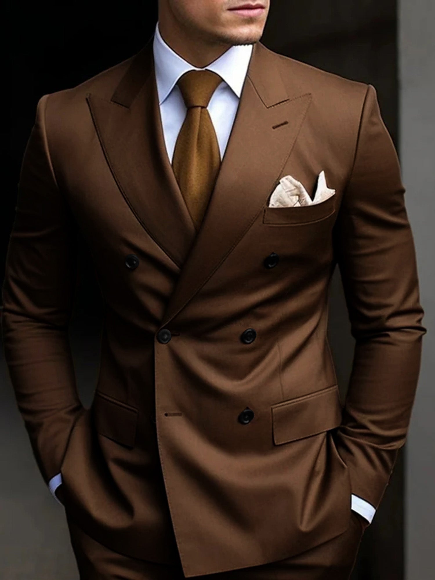 Gonzalo | Traje de Novio Doble Botonadura Hombre Corte Slim